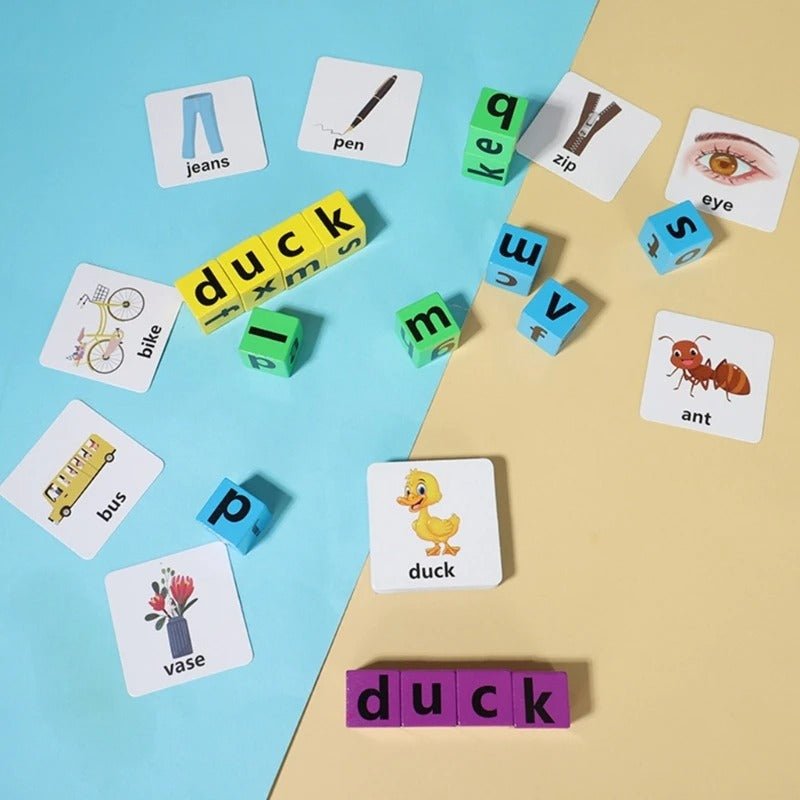 Wooden Spelling Game Montessori - MyLittleTales