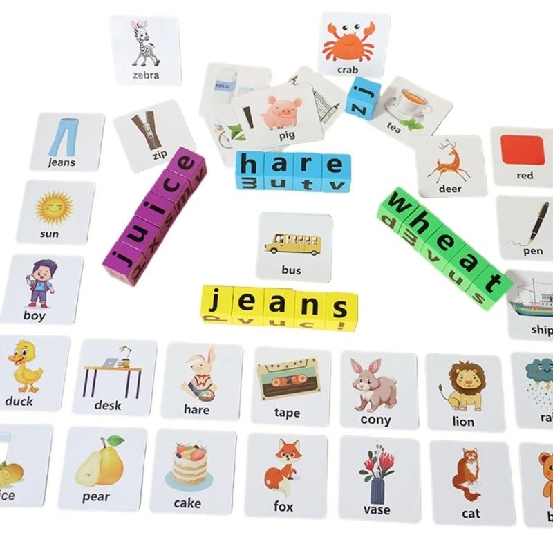 Wooden Spelling Game Montessori - MyLittleTales