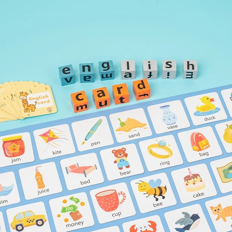 Wooden Spelling Game Montessori - MyLittleTales