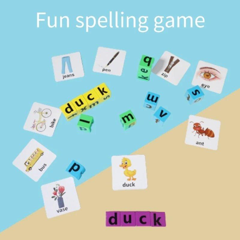 Wooden Spelling Game Montessori - MyLittleTales