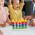 Wooden Stacking Toy Educational Beads Fine Motor Skills - MyLittleTales