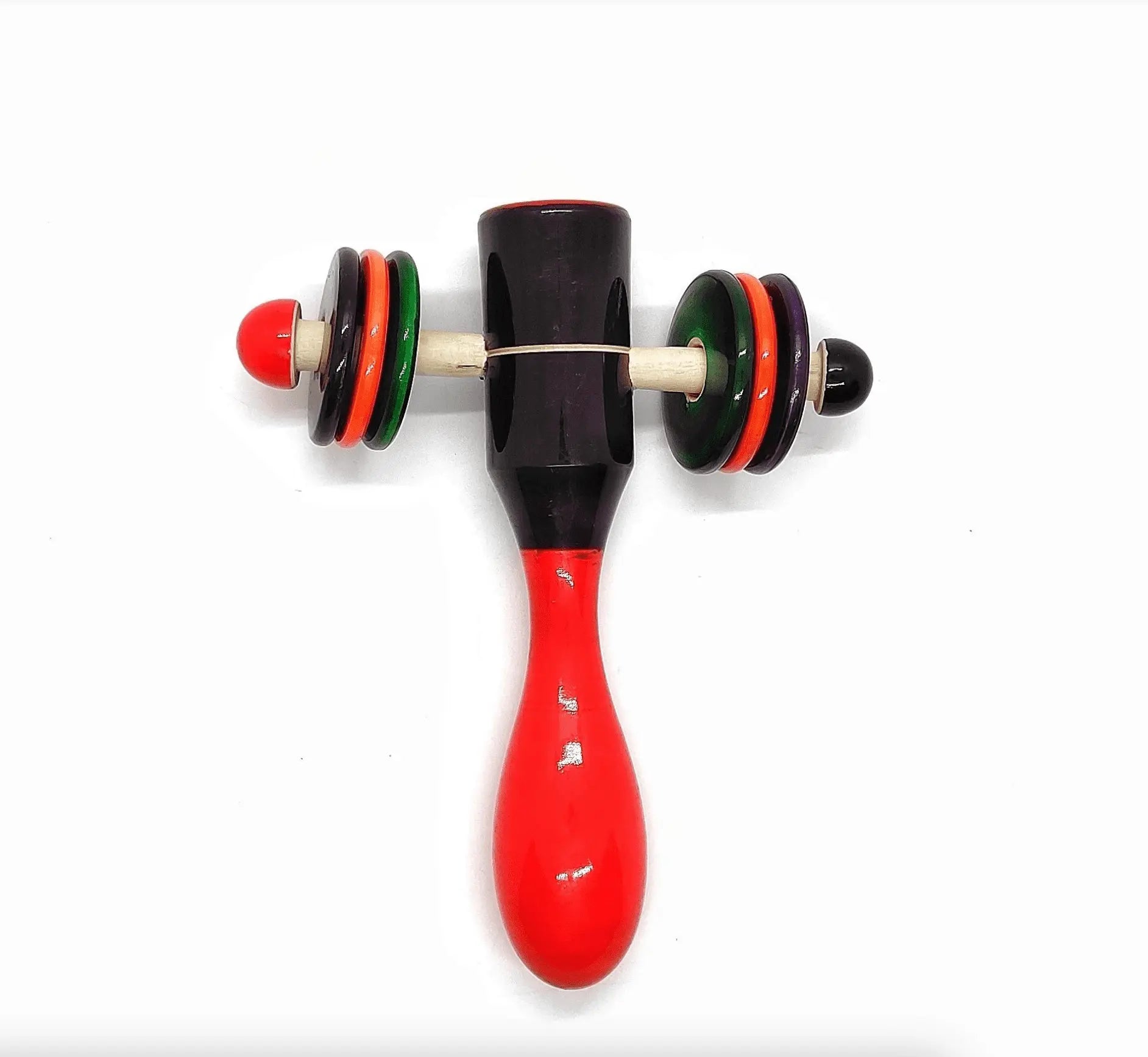 Tadick Rattle Wooden Tik Tik Plate Rattle - MyLittleTales
