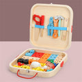 Wooden Tool Box, Montessori Educational STEM Toys, Construction Learning Toys for 3+ Years Kids, Set of 53 pcs, Child Safe Certified, Multi color - MyLittleTales