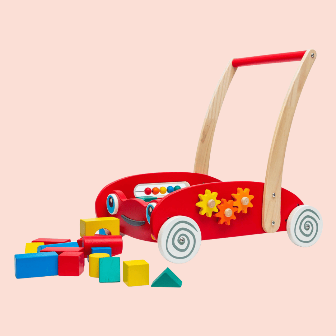 Wooden Walker Activity Push Walker - MyLittleTales